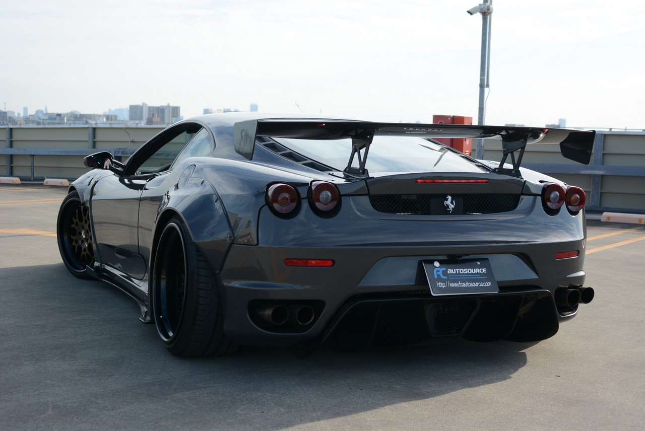 F430 WITH LIBERTY WALK AERO, CARBON CERAMIC BRAKES, ROBERUTA AIR SUSPENSION
